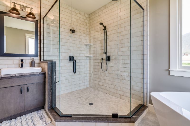 Elegant Shower Area with Frameless Glass