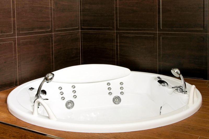 Modern Bathtub with Jets